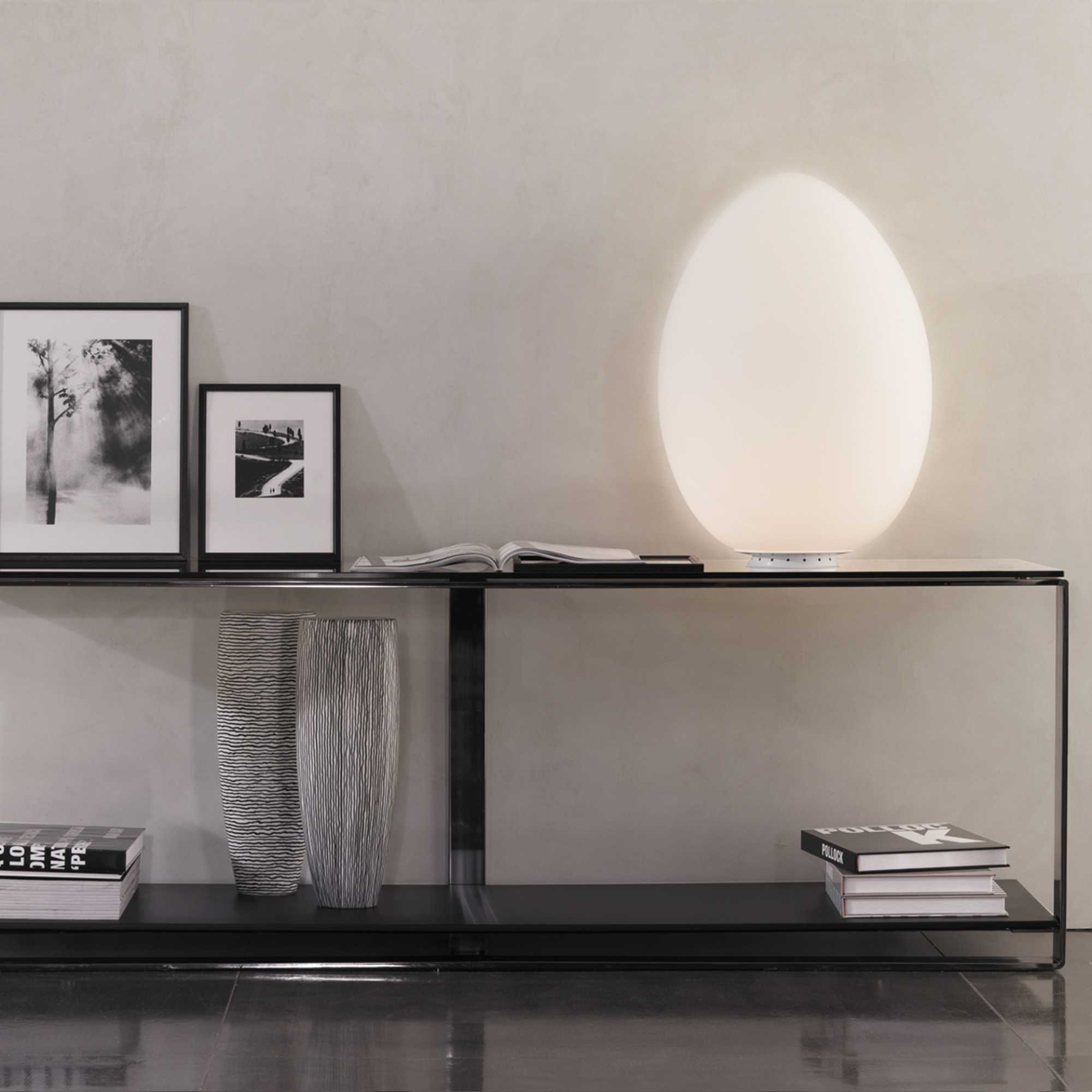 Uovo Outdoor Table Lamp - White