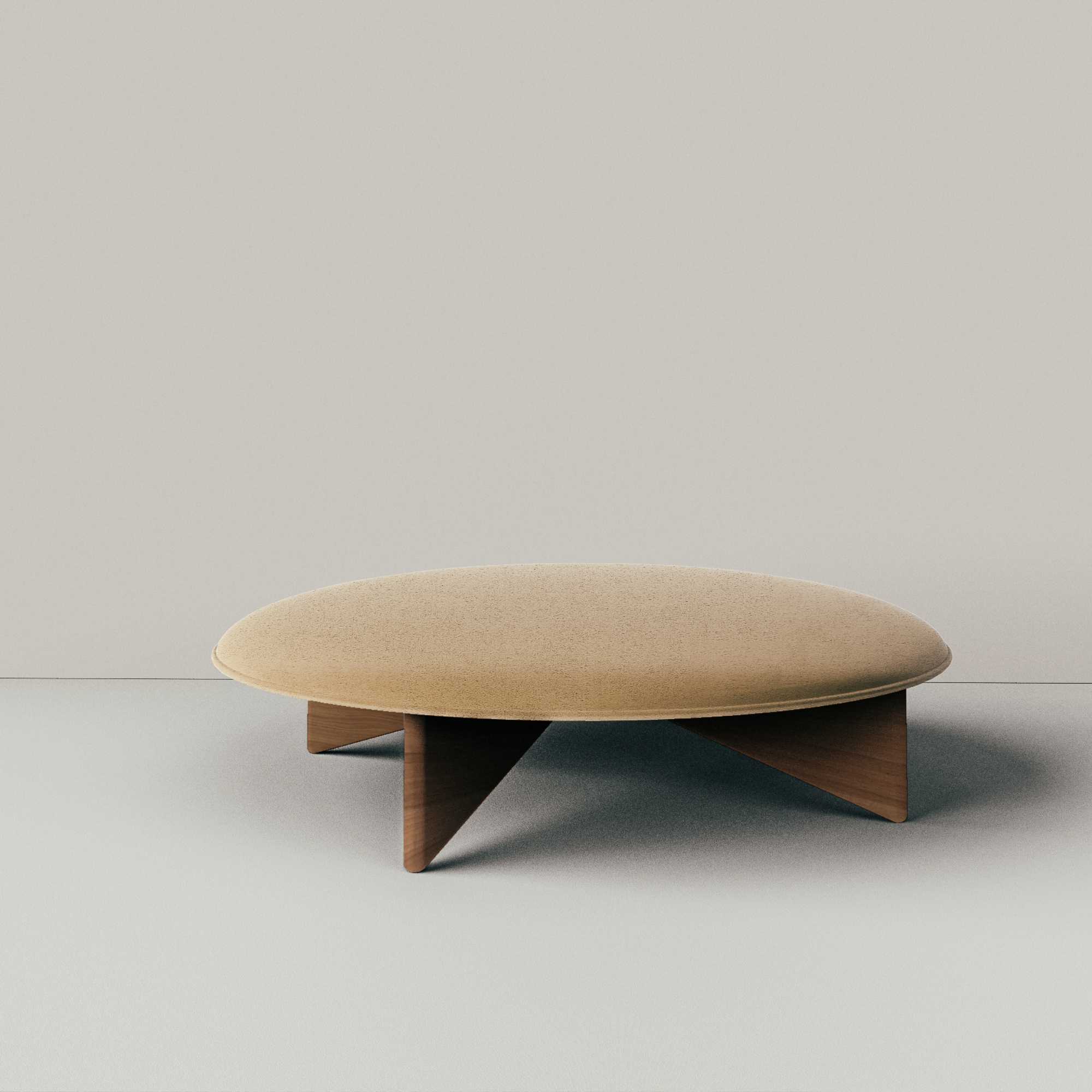 Utility Small Pouf - Leather Vintage 2 (Cognac)-5