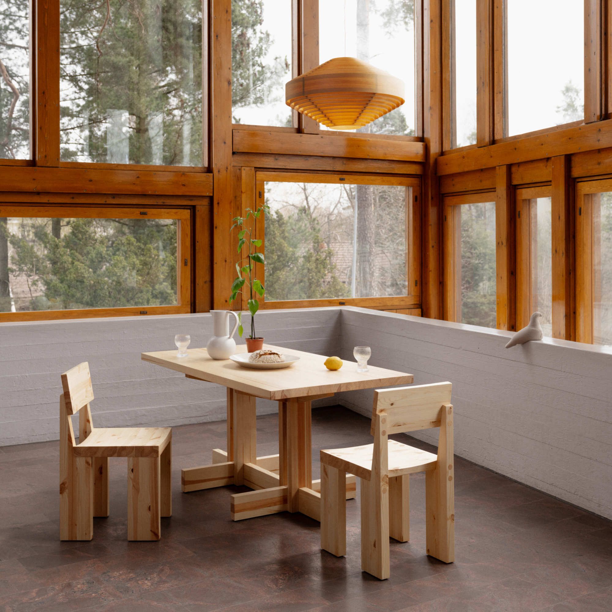 001 Dining Chair - Oiled Pine