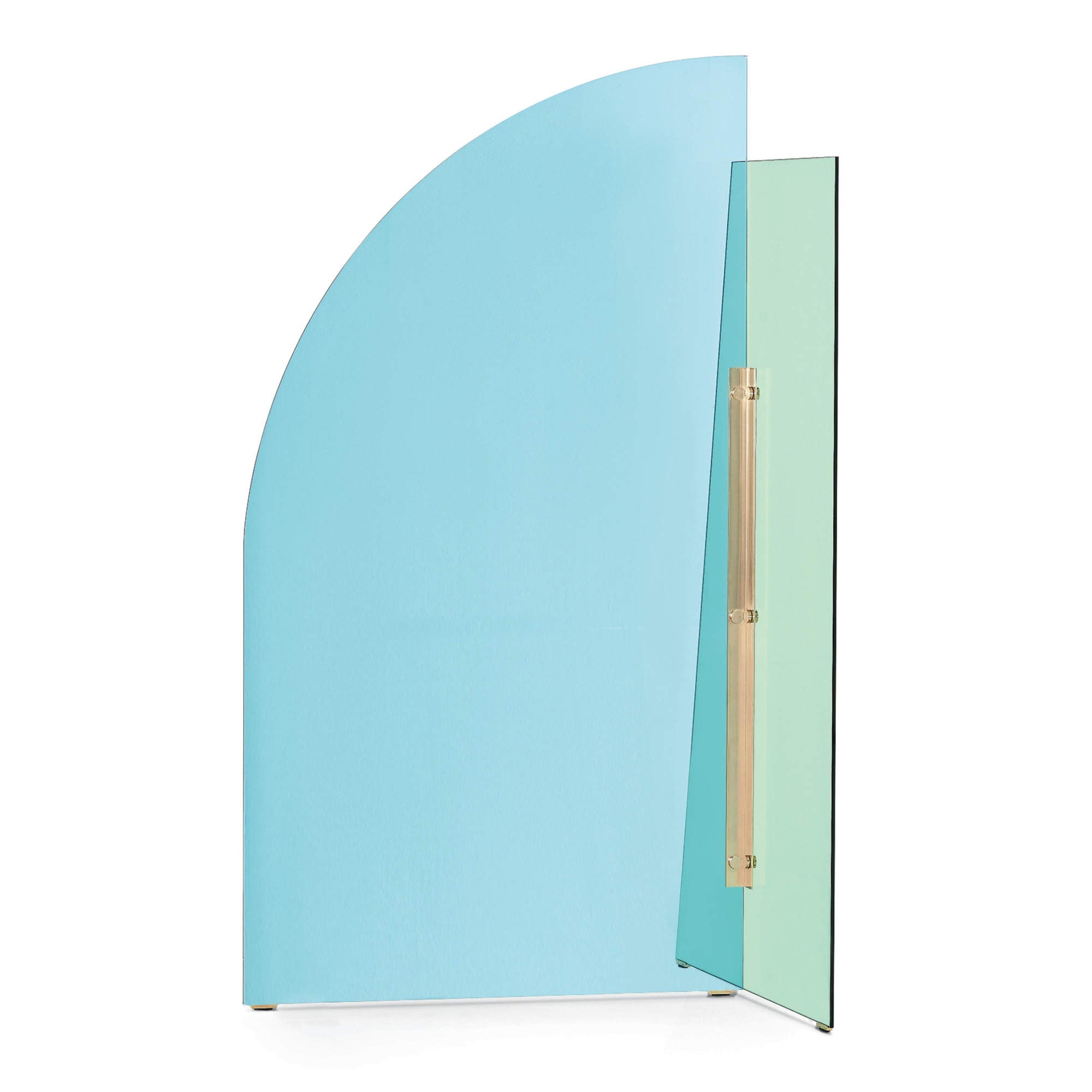 Vela 3704 Screen - Green/Light Blue Glass