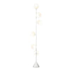 Vertical Globe Floor Lamp - White