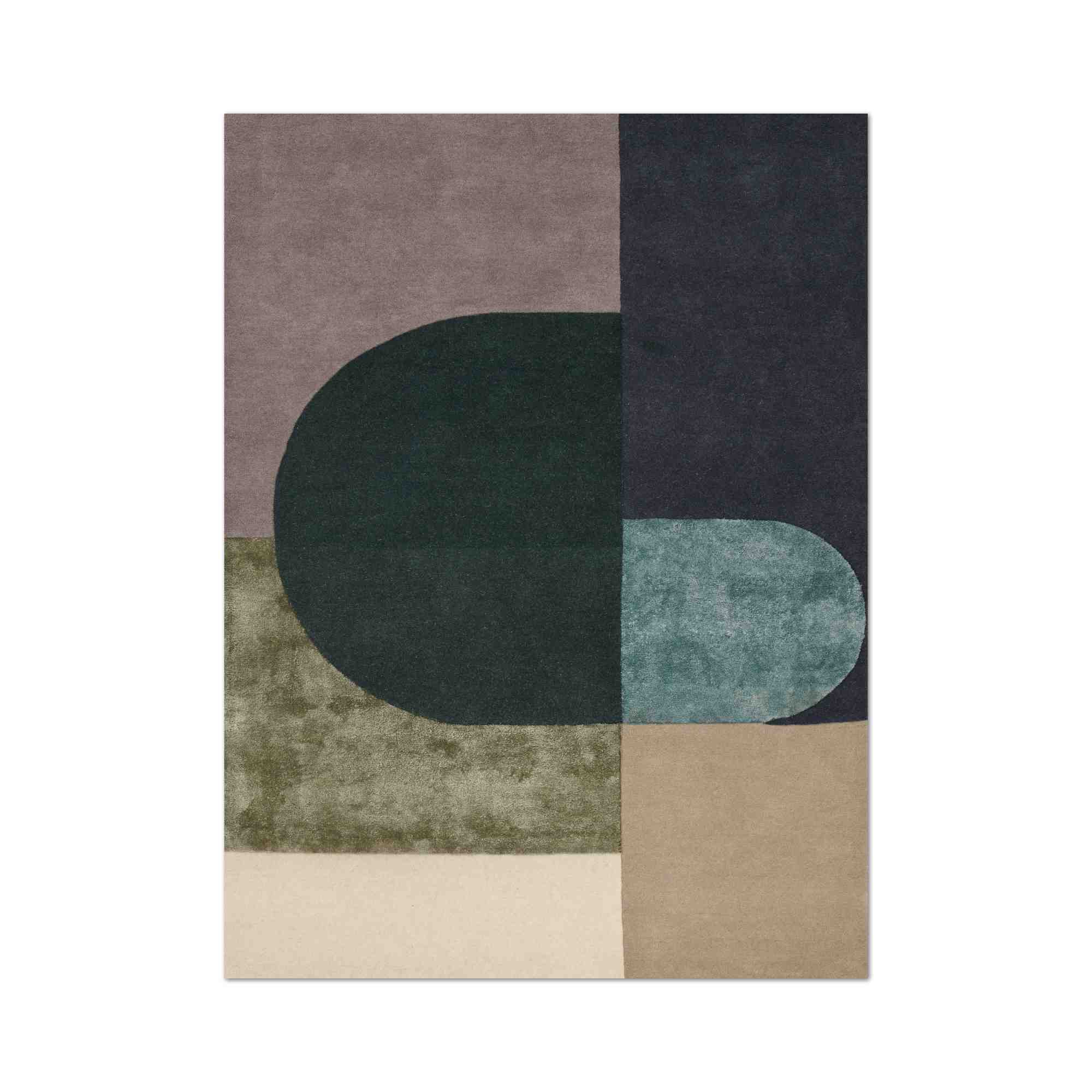 Vilja Rug - Green - 300x200