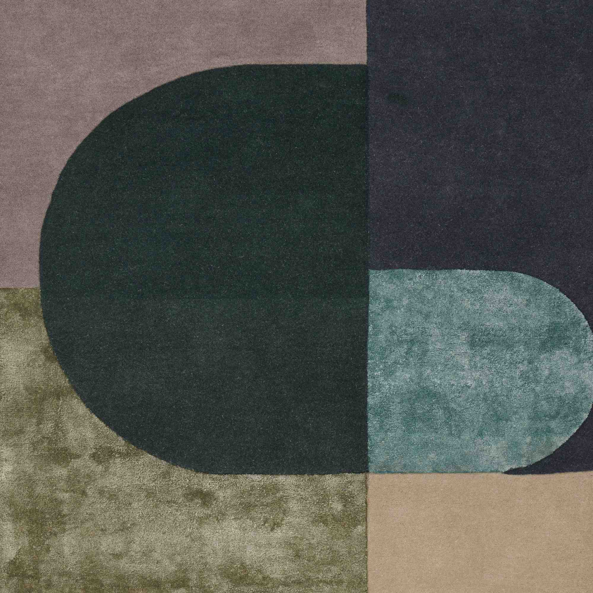 Vilja Rug - Green - 300x200