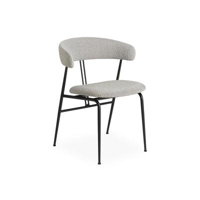 كرسي تناول الطعام Violin 23931 - أسود مطفي / قماش D (Karakorum 004)