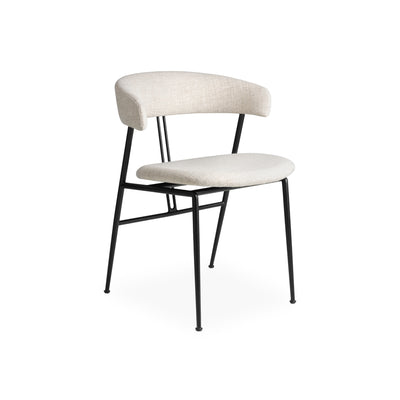 Violin 23931 Dining Chair - Black Matt / Fabric E (Svevo 002)