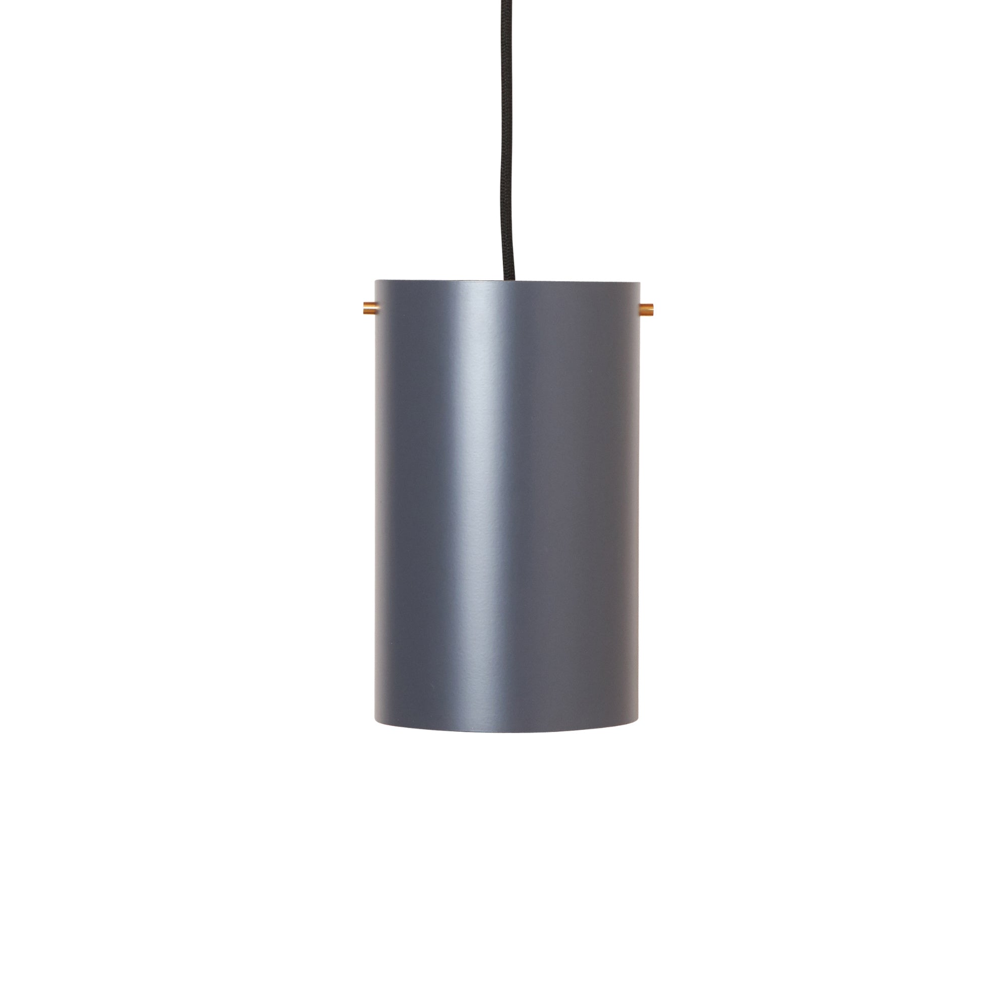 Volume 1 Large Pendant Lamp - Slate Grey/Brass-1