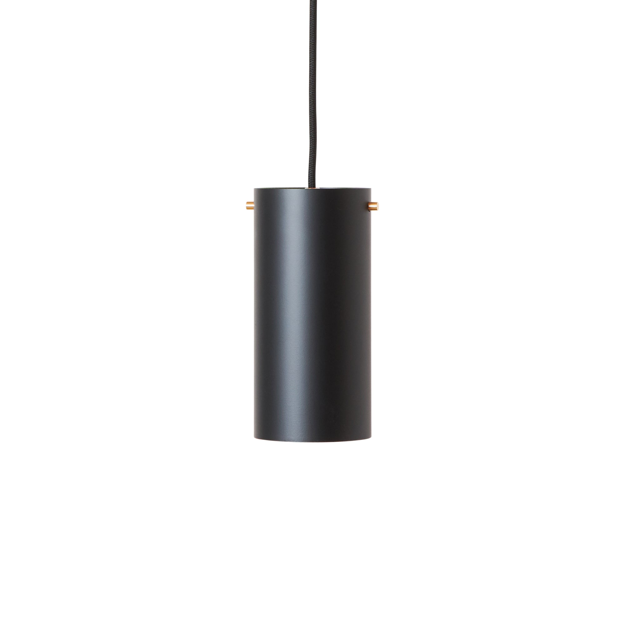 Volume 1 Medium Pendant Lamp - Black/Brass