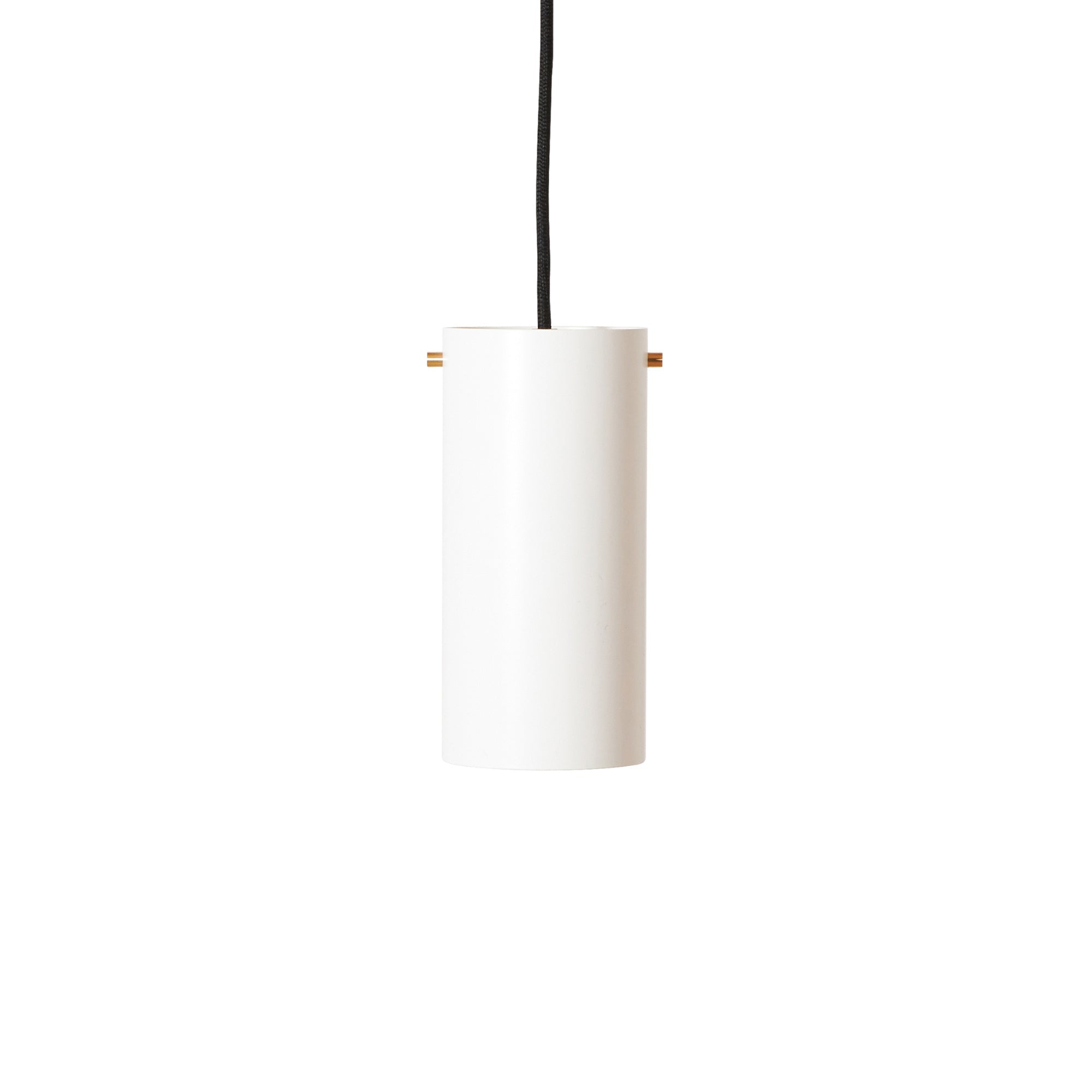 Volume 1 Medium Pendant Lamp - White/Brass-1