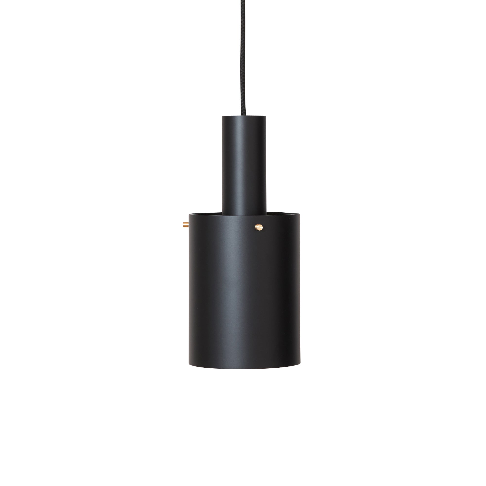 Volume 2 Large Pendant Lamp - Black/Brass-1