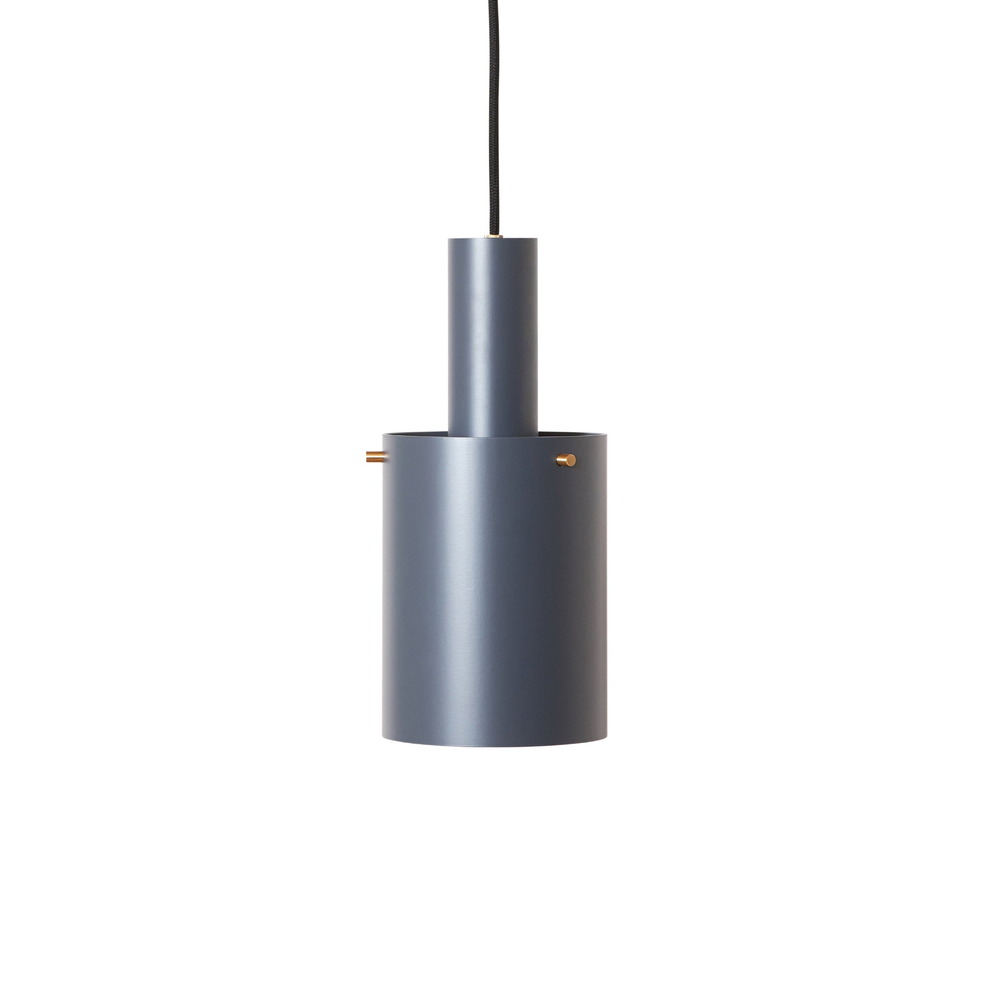 Volume 2 Large Pendant Lamp - Slate Grey/Brass-1