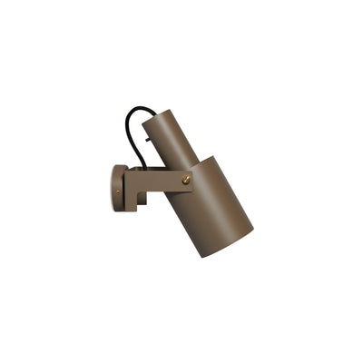 Volume 2 Medium Wall Lamp - Soil Grey/Brass