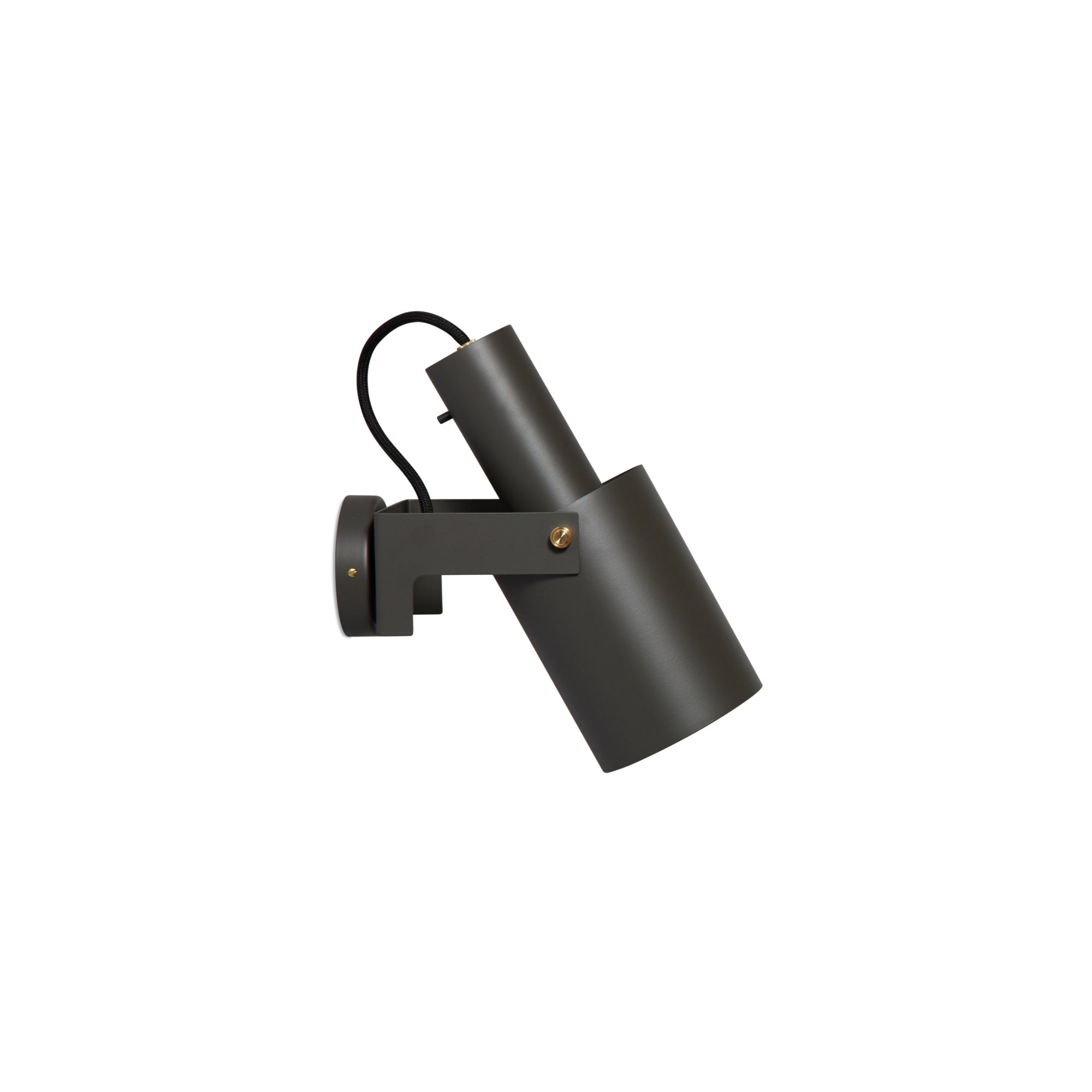 Volume 2 Medium Wall Lamp - Umbra Grey/Brass