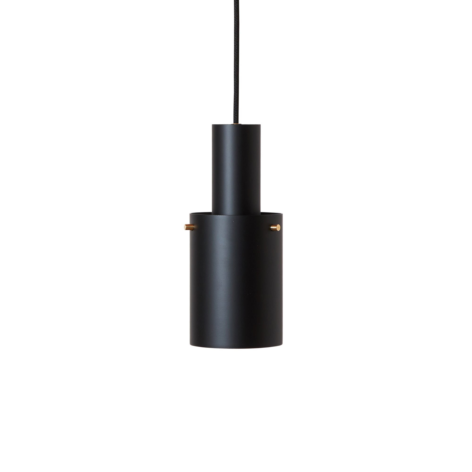 Volume 2 Medium  Pendant Lamp - Black/Brass-1