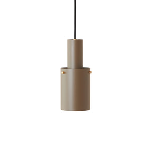 Volume 2 Medium Pendant Lamp - Soil Grey/Brass