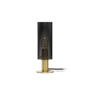 Vouge Small Table Lamp - Black/Brass