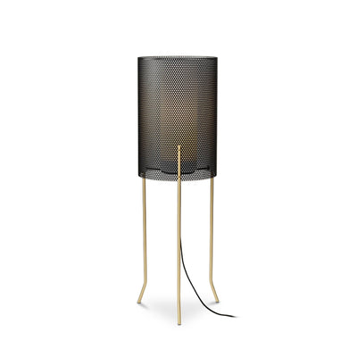 Vouge Tripod Floor Lamp - Black/Brass