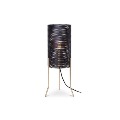 Vouge Tripod Medium Table Lamp - Black/Brass