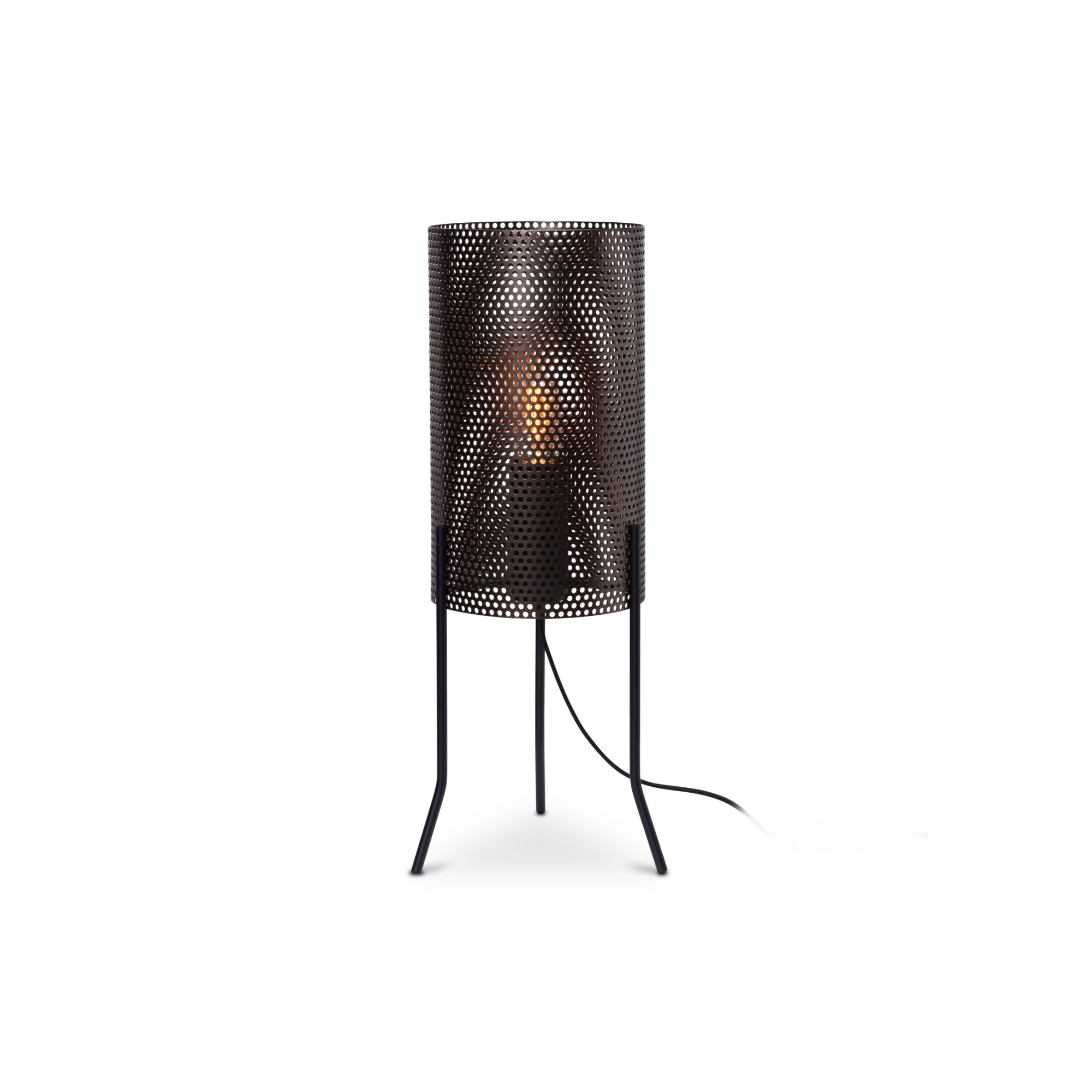 Vouge Tripod Medium Table Lamp - Bronze Coloured/Black
