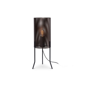 مصباح طاولة متوسط ​​الحجم Vouge ثلاثي القوائم - لون برونزي/أسود
