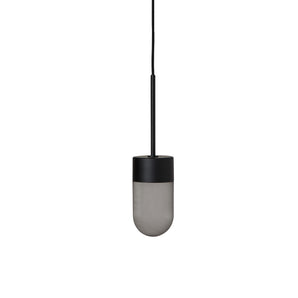 Vox Pendant Lamp - Black/Smoked Glass