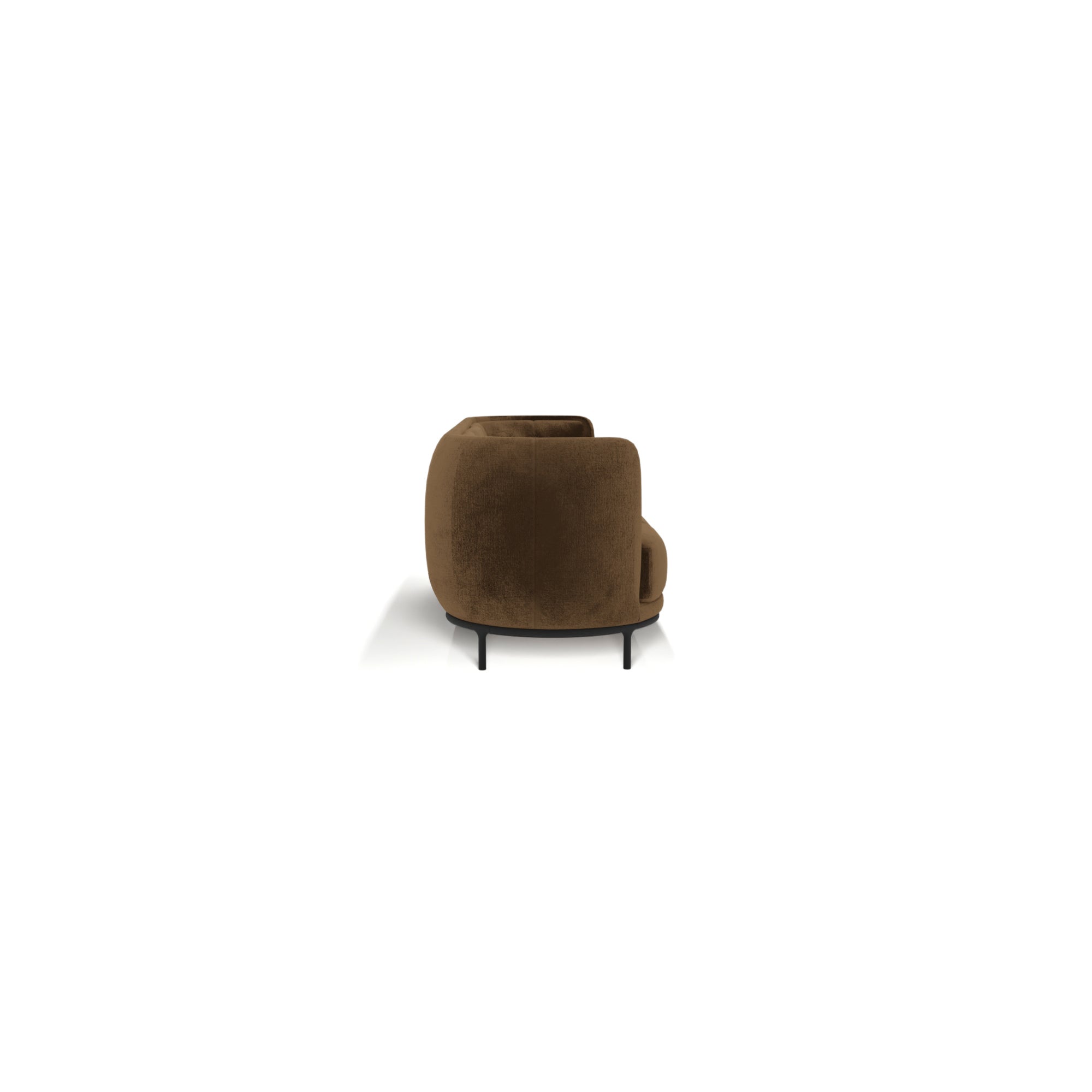 Vuelta 25625 3 Seater Sofa - Velvet F3 (Taupe)-3