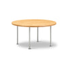 Wegner 1028 Ox Coffee Table - Brushed Steel/Oak Oil