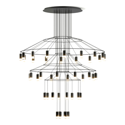 Wireflow Chandelier 0377 Pendant Lamp - Black