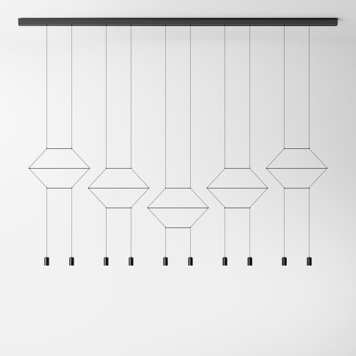 Vibia - Wireflow Lineal 0330 Pendant Lamp - Black – Designitch