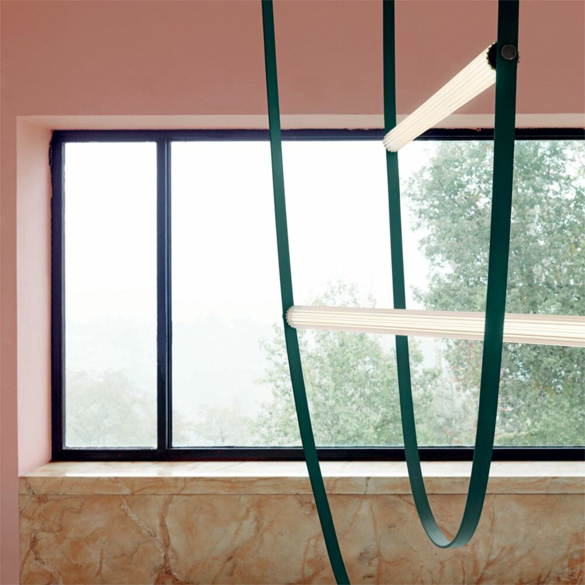 Wireline Pendant Lamp - Forest Green-2