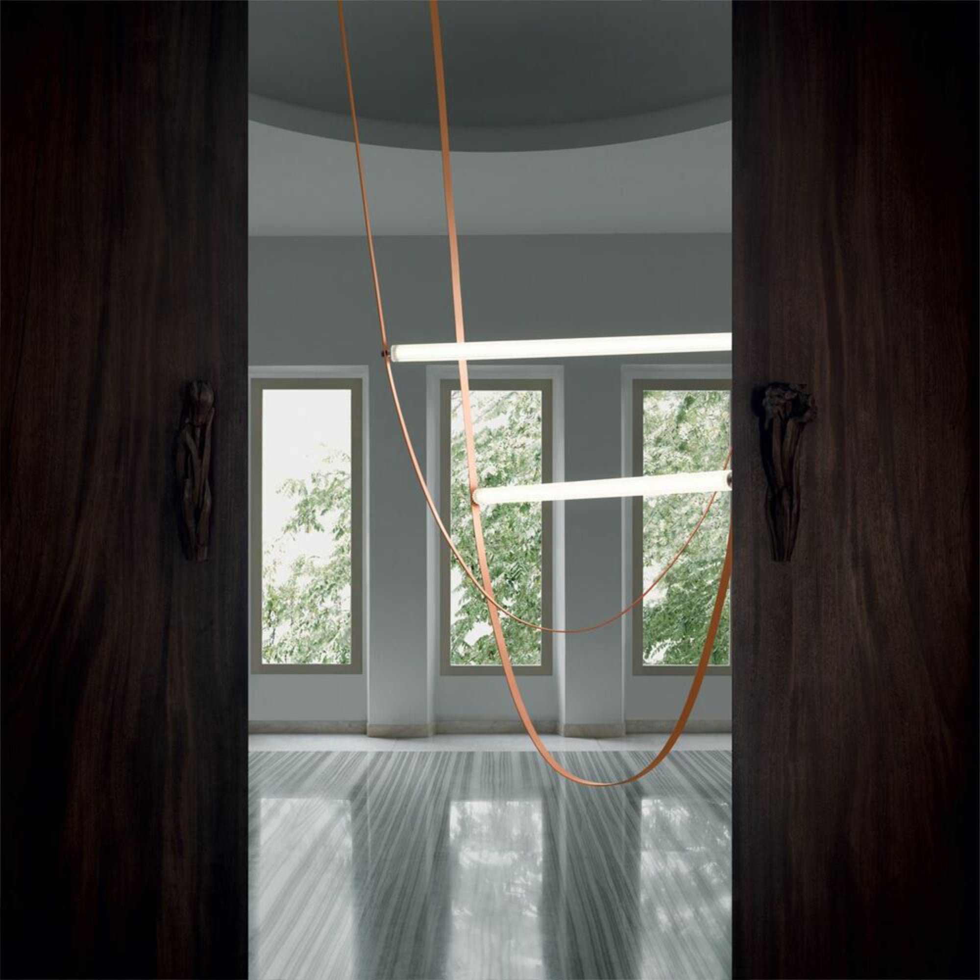 Wireline Pendant Lamp - Pink-3