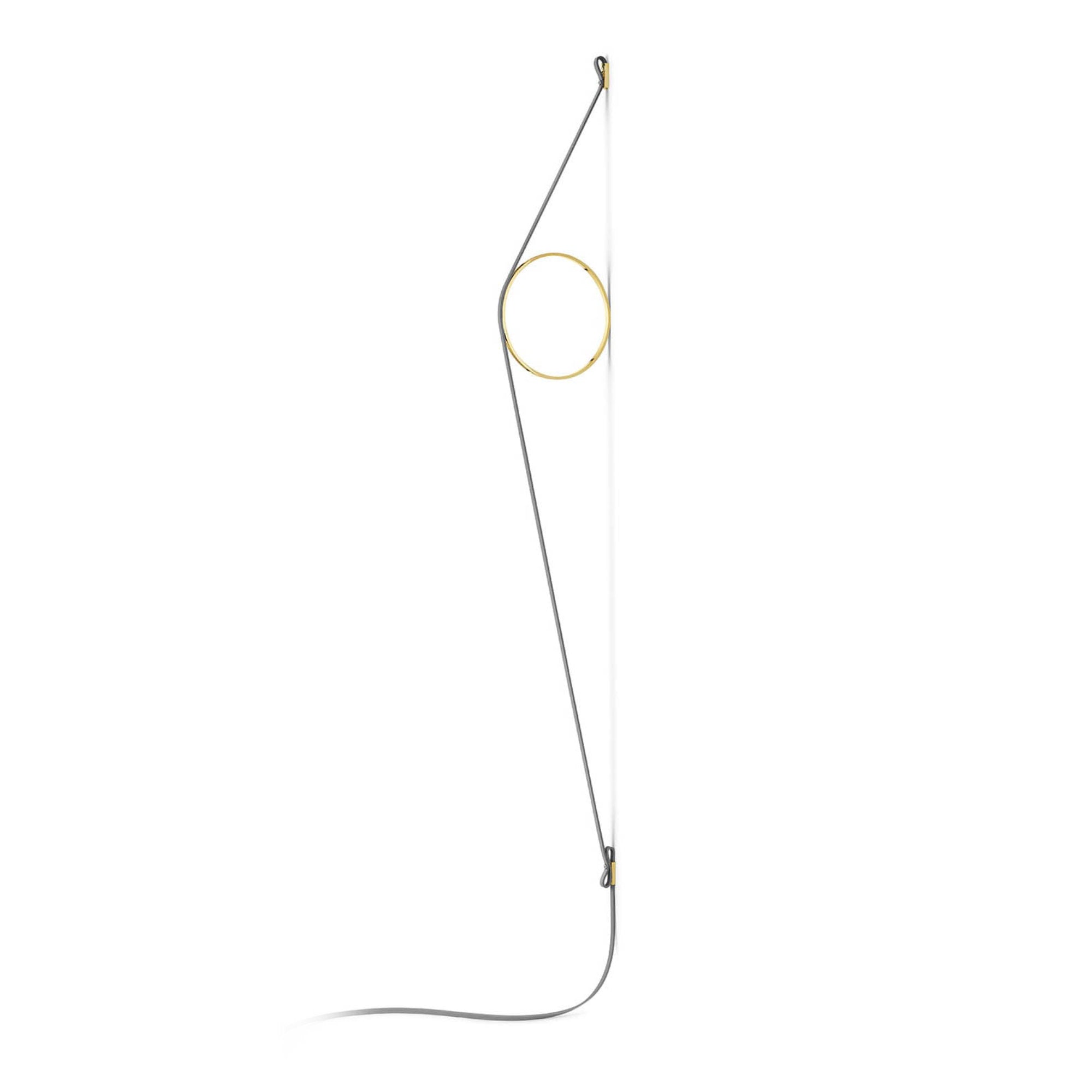 Wirering Wall Lamp - Grey/Gold