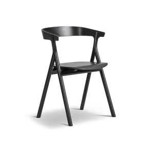 Yksi 3340 Dining Chair - Oak Black Lacquered
