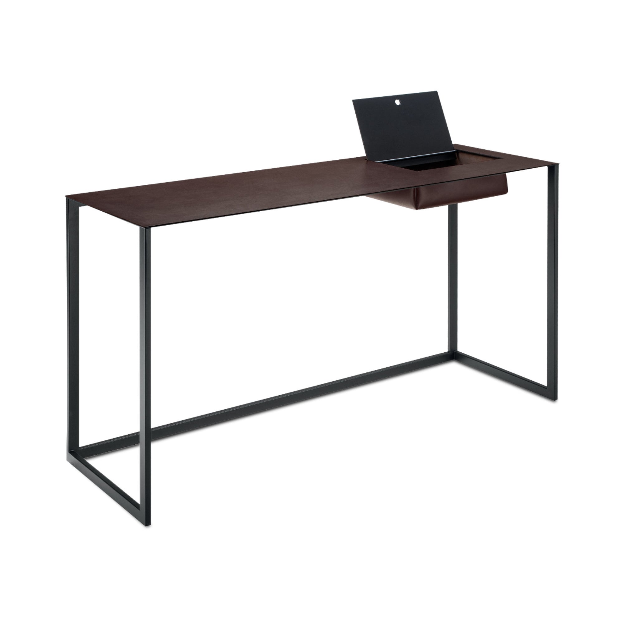 Calamo 2730 Desk - Black/Cowhide-1