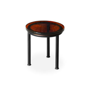 Zigo TS 100 Side Table - Black/Amber
