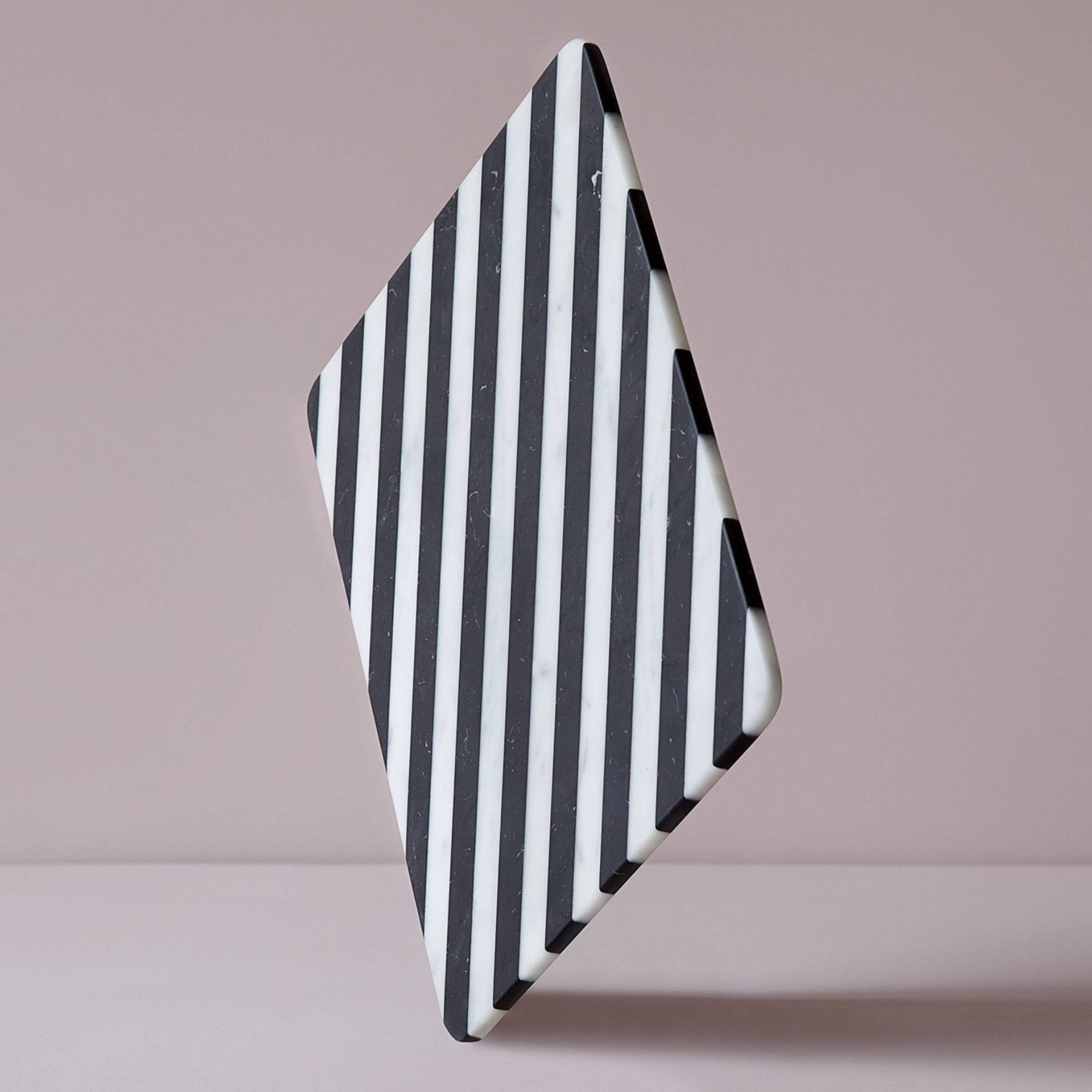 Alice Chopping Board - Arabescato/Marquina Marble-2
