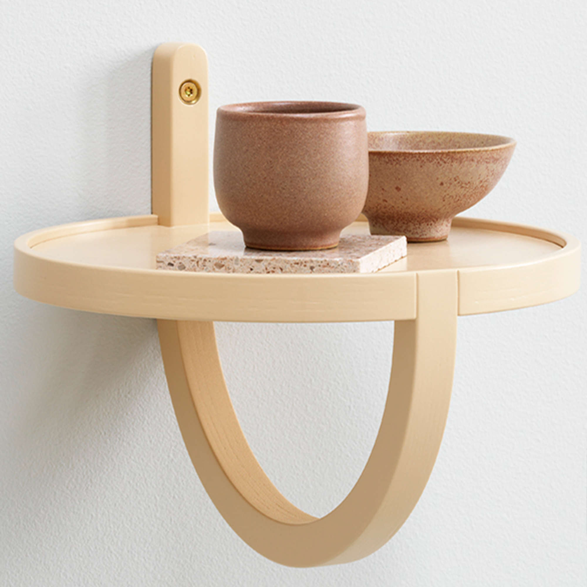 Archetto 25 Shelf - Lacquered Oak-3