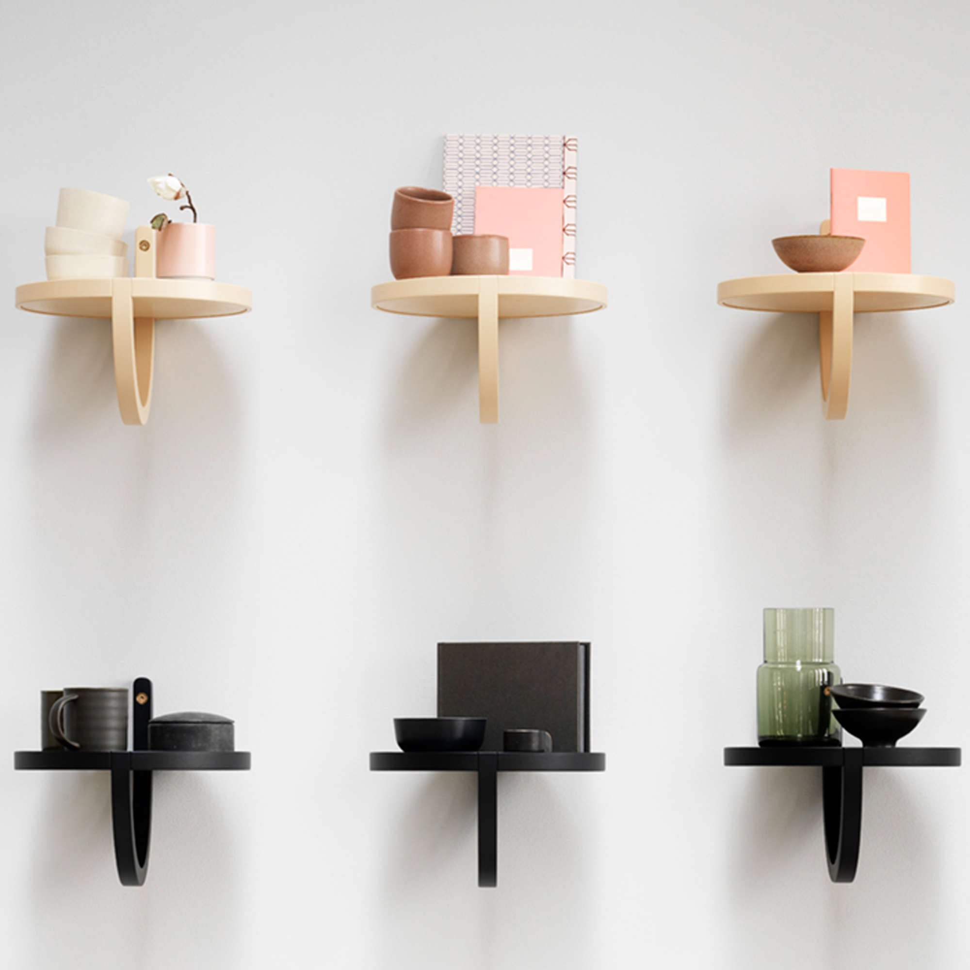 Archetto 25 Shelf - Lacquered Oak-5