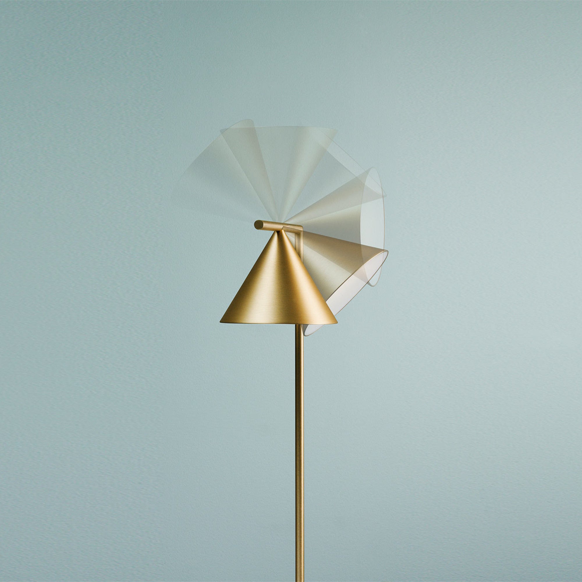 Captain Flint Floor Lamp - Brushed Brass