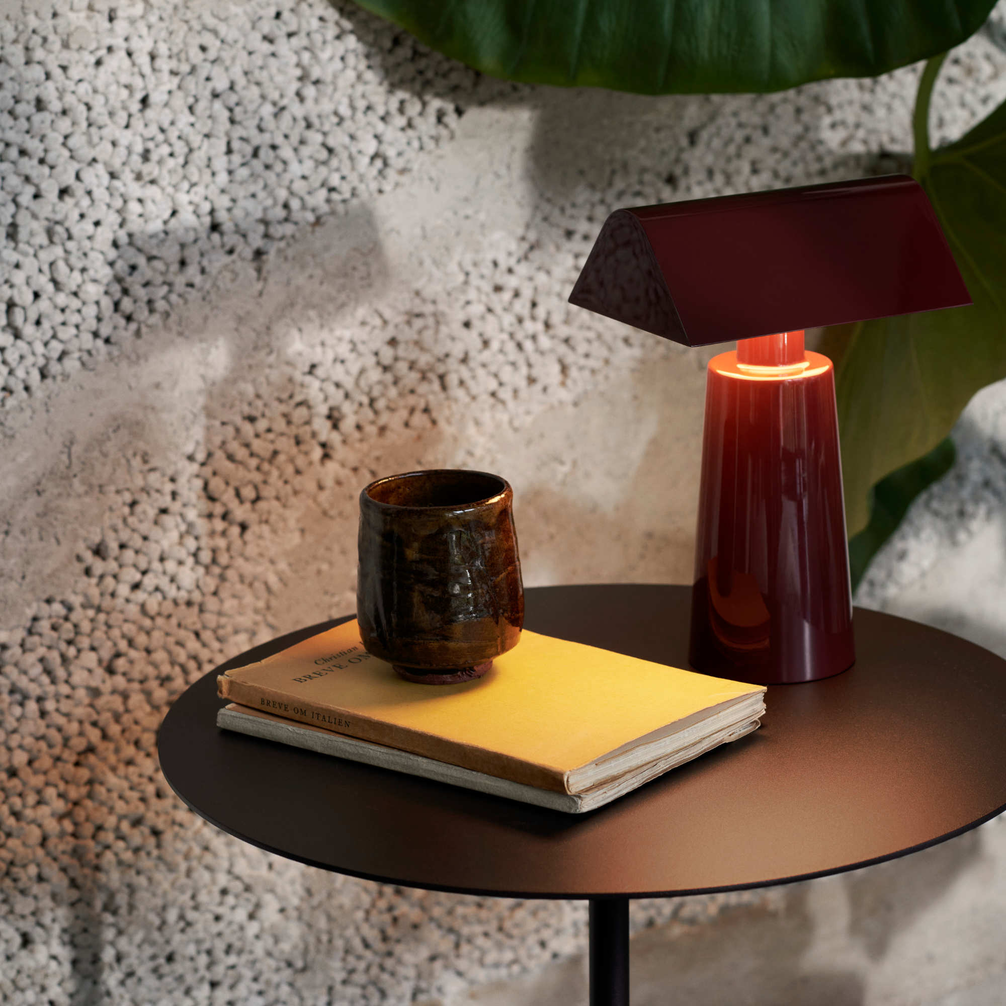 Caret MF1 Portable Table Lamp - Dark Burgundy-4