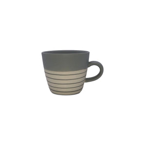 Clef Mug Stripes - Dark Grey
