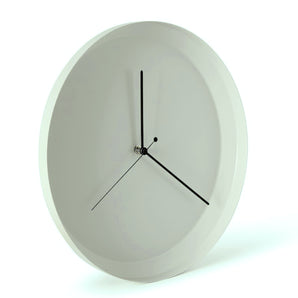Dish Wall Clock - Grey