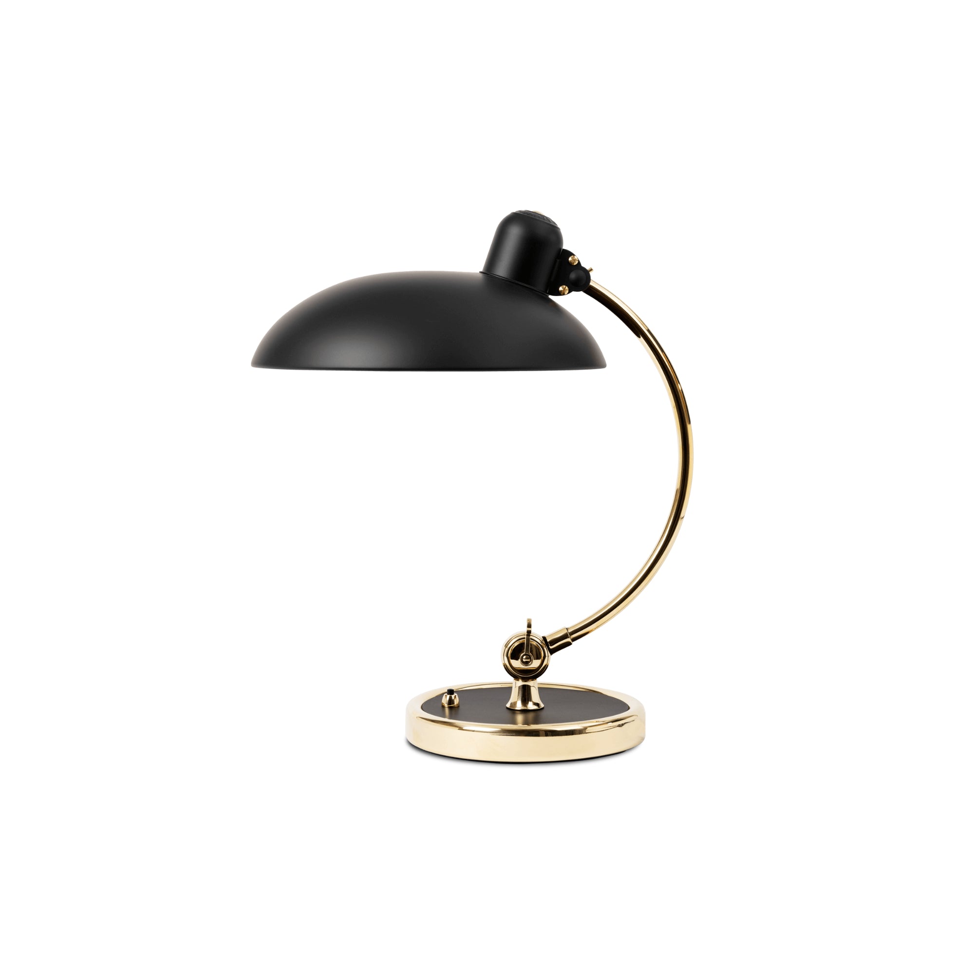 Kaiser Idell 6631-T Luxus Table Lamp - Matt Black/Brass
