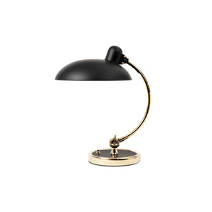 kaiser Idell 6631-T Luxus Table Lamp - Matt Black/Brass