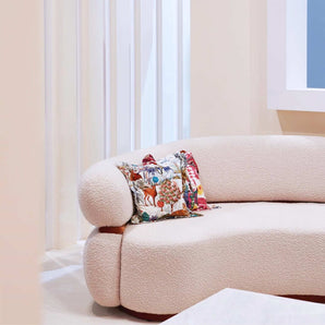 Malibu Round 240 Sofa - Fabric (Zumirez Moonbeam)