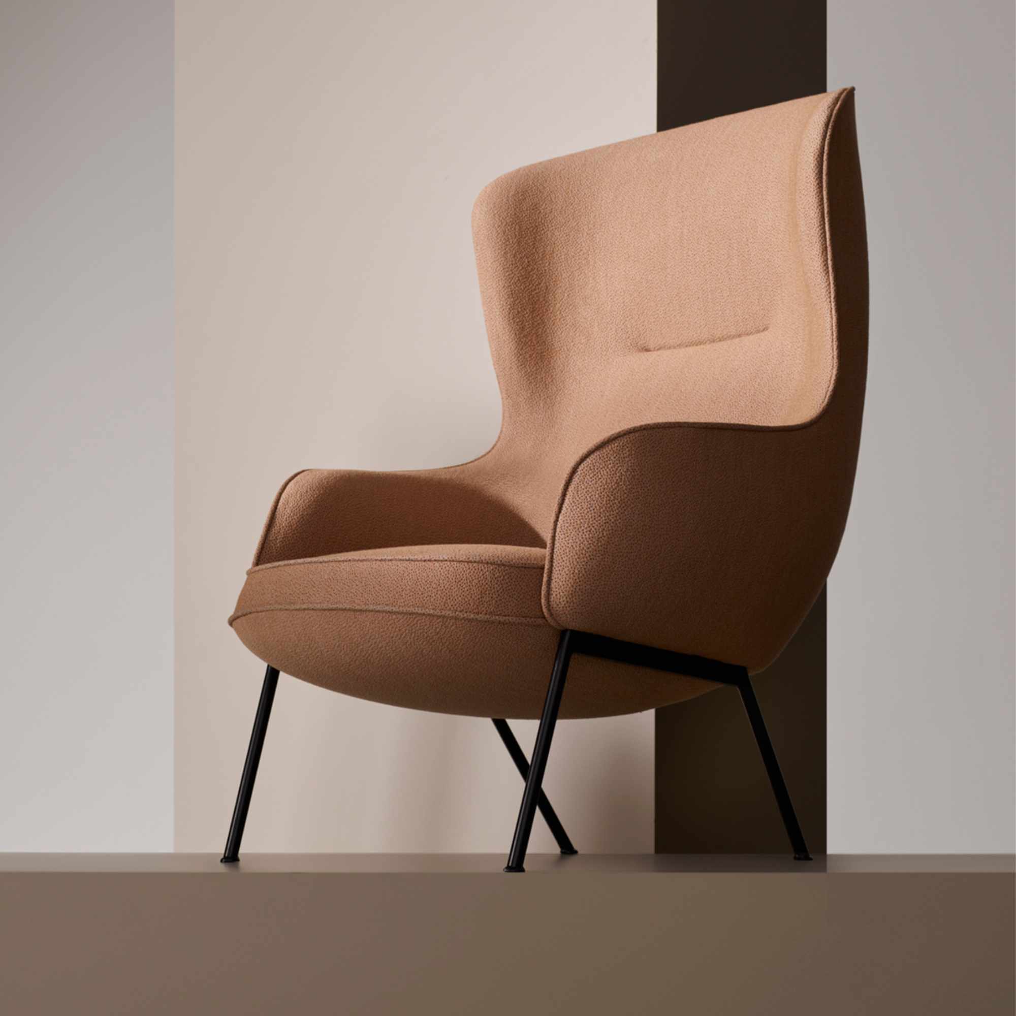 Mame Armchair - Fabric F (Tonus White 100)-2