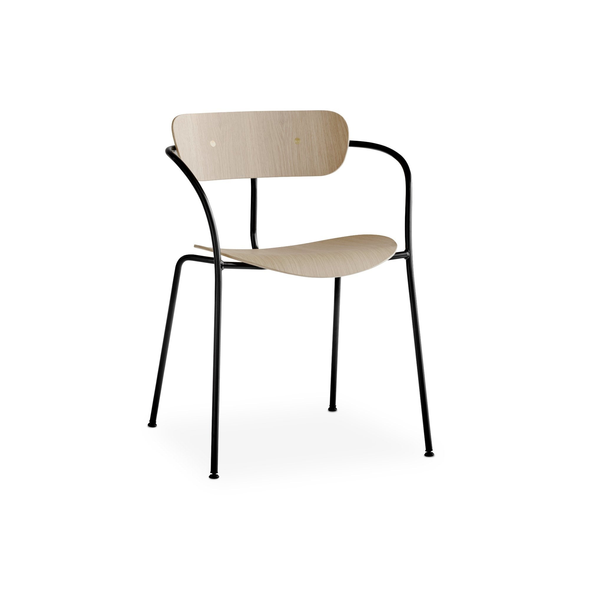 Pavilion AV2 Dining Chair - Black/Oak