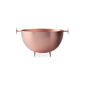 Red Moon - L - Copper Bowl With Handles