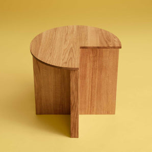 Supersolid Object 2 Side Table - Lacquered Oak