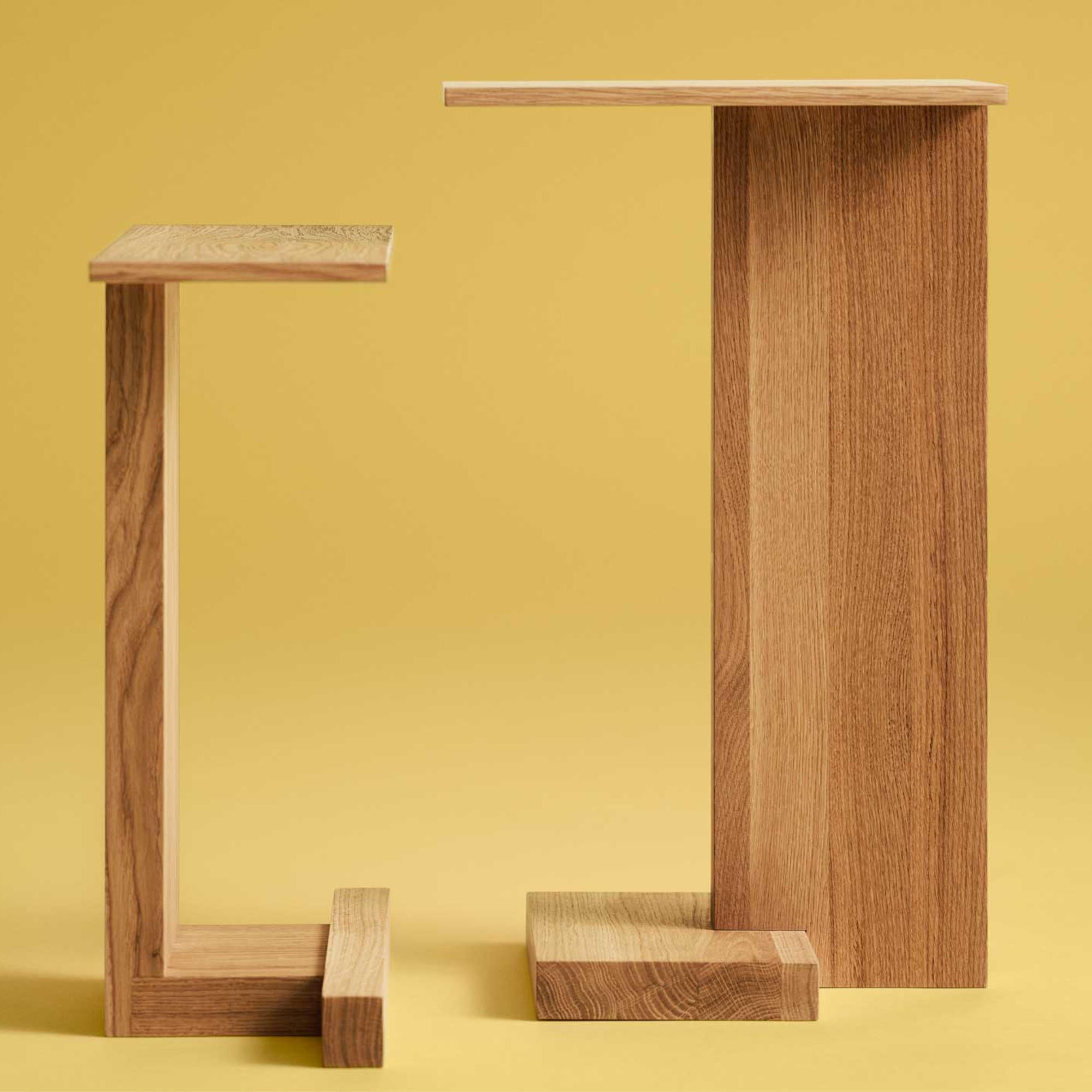 Supersolid Object 5 Side Table - Lacquered Oak-3