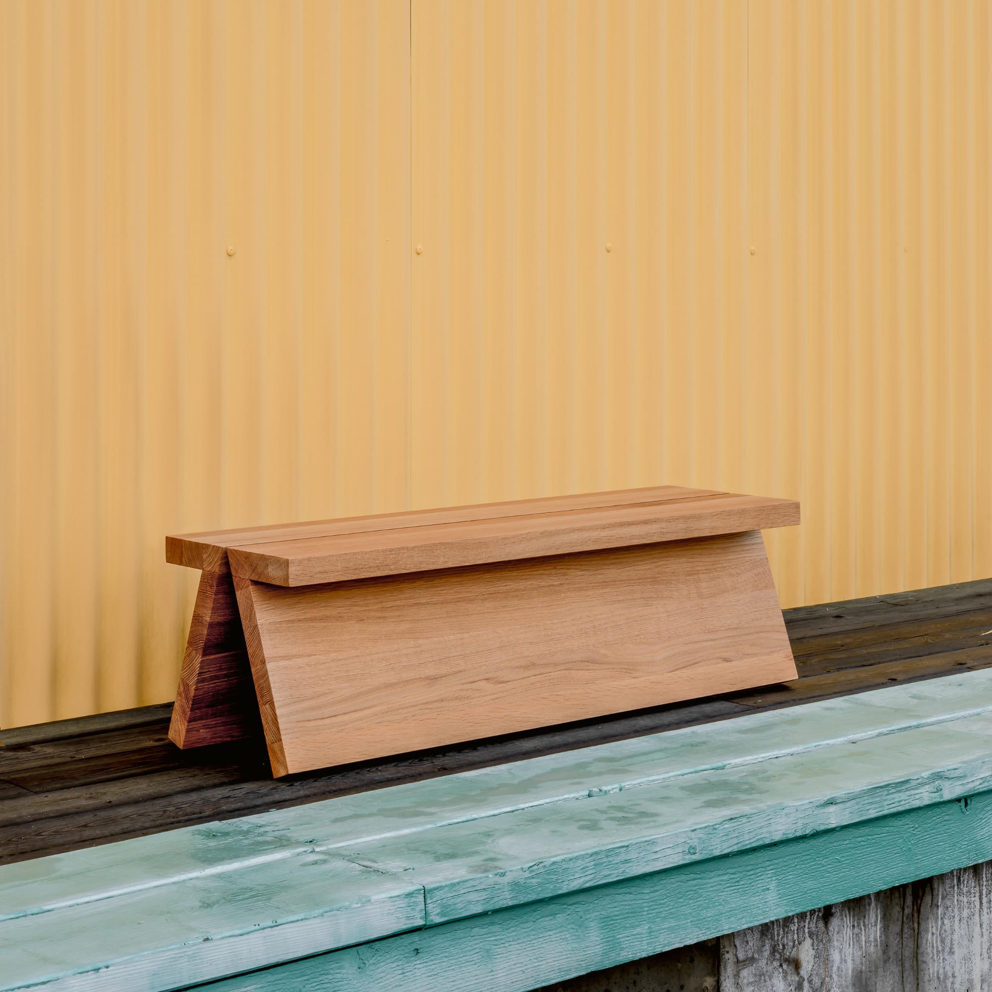 Supersolid Object 3 Side Table - Smoked Stained Oak-2